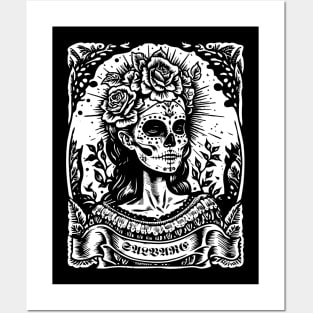 Sugarskull Lady Posters and Art